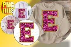 E Doodle Letter Style Design Bright Holiday Icon! Product Image 1