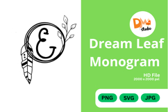 Dream Leaf Monogram Product Image 1