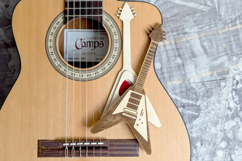 Electric Guitar Pick Holders, Mediator holder laser cut Product Image 8