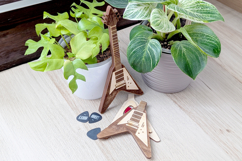 Electric Guitar Pick Holders, Mediator holder laser cut Product Image 4