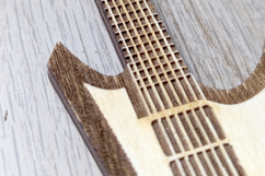 Electric Guitar Pick Holders, Mediator holder laser cut Product Image 10