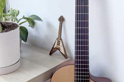 Electric Guitar Pick Holders, Mediator holder laser cut Product Image 5