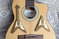 Electric Guitar Pick Holders, Mediator holder laser cut Product Image 7