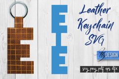 Leather Keychain SVG Design | Keychaine Design | SVG File Product Image 1
