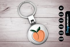 Monoline Fruits Keychain Product Image 1