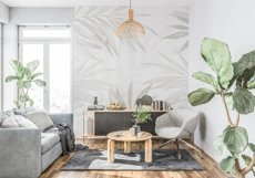 Wall mockup - Wallpaper mockup - Living room scene Product Image 4