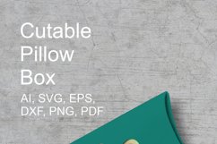 Shamrock Shape Holes Cuttable Pillow Box for Small Gifts SVG Product Image 4
