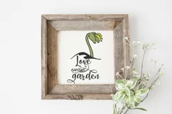 Love Grows in the Garden SVG | Gardening SVG Cut File Product Image 2