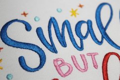 Small but Mighty - bright embroidery, 3 sizes. Product Image 2