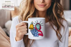 Statue of Liberty |Let Freedom Ring| Sublimation | Png Product Image 3
