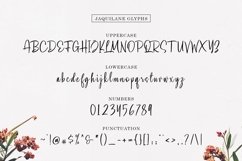 Web Font Jaquilane Product Image 5
