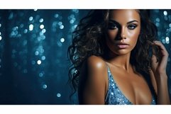 light blue sequin background Product Image 1