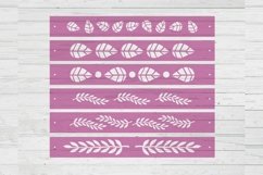 leaf Bracelet template dxf svg png ai files Product Image 1