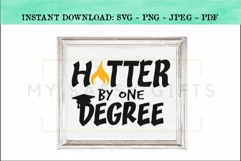Hotter By One Degree Senior Class of 2019 Graduation SVG Product Image 2