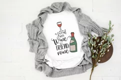 Wine SVG | A Friend with Wine is a Friend of Mine SVG Product Image 2