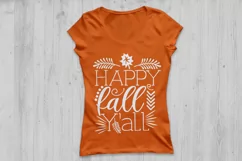 Happy Fall Y'all Svg, Thanksgiving Svg, Fall Svg, Autumn Svg Product Image 2