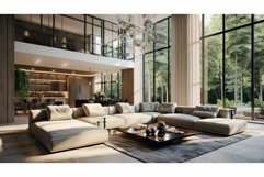chic modern mansion interior Product Image 1