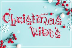 Christmas Vibes | A Whimsical Christmas Font Product Image 1
