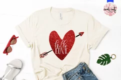 Hello Love - Love & Valentine SVG EPS DXF PNG Product Image 2