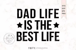 Dad Life is the best life SVG PNG EPS DXF Product Image 3