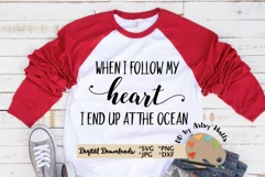 Beach life t-shirt decal svg beach cup svg, Ocean decal svg Product Image 1