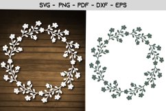 Flower Frame Paper Template Design Product Image 1