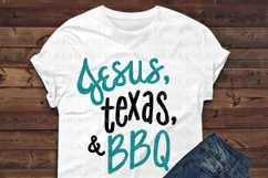 SVG File Texas, Jesus Texas and BBQ SVG Cut File, Texas SVG Product Image 2