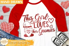 Valentine Gnomes SVG | Love Gnome SVG | Gnomies SVG Files Product Image 1