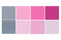 Pink Birthday Digital Paper 16 Papers Balloon Clipart Product Image 2