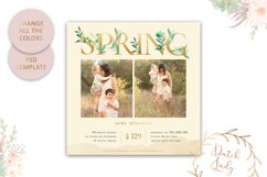 PSD Photo Spring Mini Session Card Template - Design #40 Product Image 3