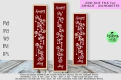 Happy valentine's day sign svg, valentine sign svg Product Image 1