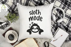 Baby sloth svg Baby bodysuit svg Baby animals svg Funny svg Product Image 3