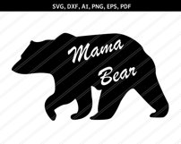 Mama Bear SVG, Little SVG, Mama Bear svg, Mama Cut Files Product Image 2