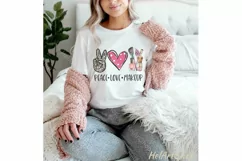 Peace Love Makeup PNG, Sublimation PNG Product Image 2