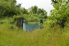 SET beautiful old gate from abandoned house in village Product Image 14