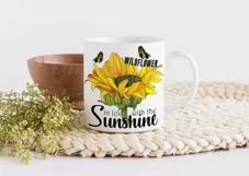 Wildflower in Love with the Sunshine | Watercolor Sunflower Product Image 3