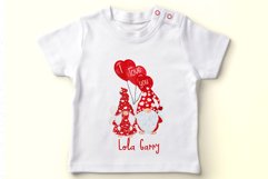 Valentine Gnomes clipart Love clipart Cute Characters Product Image 2