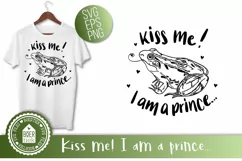 Frog - Kiss me! I am a prince, SVG cutting file Product Image 2