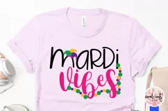 Mardi vibes - Mardi Gras SVG EPS DXF PNG Product Image 3