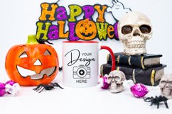 Halloween Mug Mockup 11 Oz Blank White Coffee Cup Product Image 1