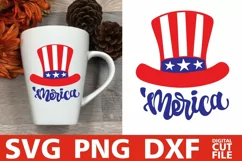 Merica svg, Patriotic svg, 4th of July svg, Independence Day Product Image 2