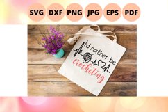 I&#039;d rather be crocheting svg Product Image 5