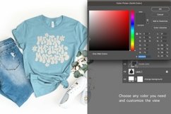 realistic bella canvas 3001 t shirt mockup PSD Template Product Image 2