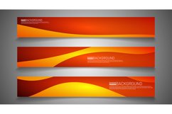 Set banner background for your design. vector graphic design Product Image 1