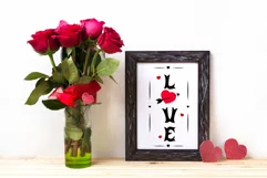 Valintines day. Love svg. Heart. Porch sign. Product Image 3