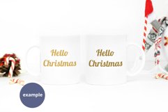 Christmas Two Coffee Mugs, Coffee Mugs Christmas Mockup PSD Product Image 2