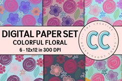 Floral - Digital Paper Pack Product Image 1