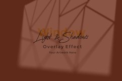 Window Sunlight Shadow Overlay Effect Mockup Product Image 1
