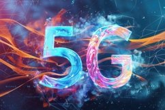 5G Technology Background Wallpaper Product Image 1