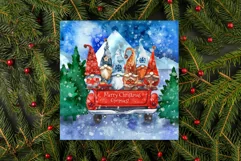 Christmas Gnomes. Christmas Card. Christmas Truck. Product Image 5